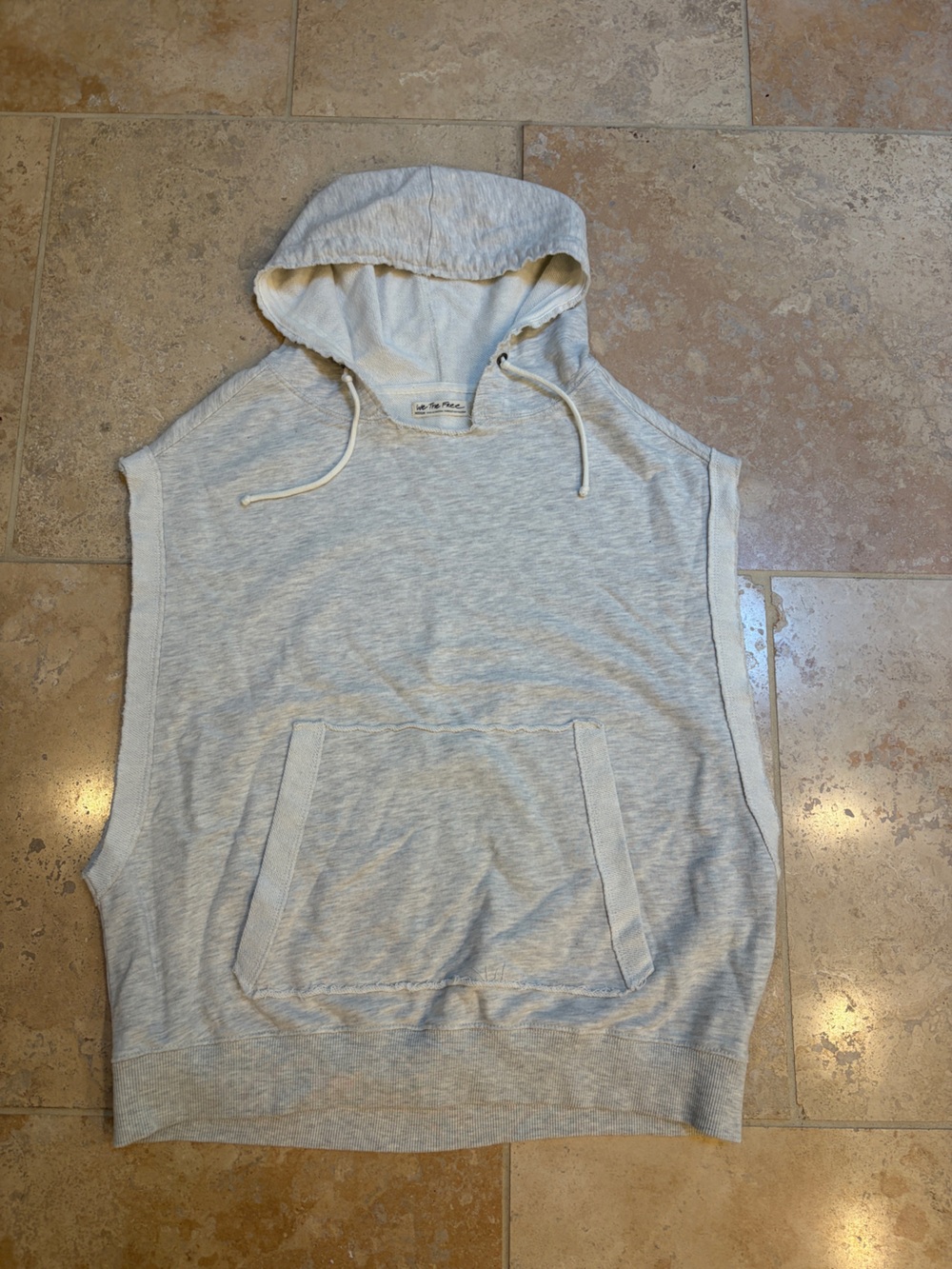 We the Free Free People Sleeveless Hoodie Sweatshirt